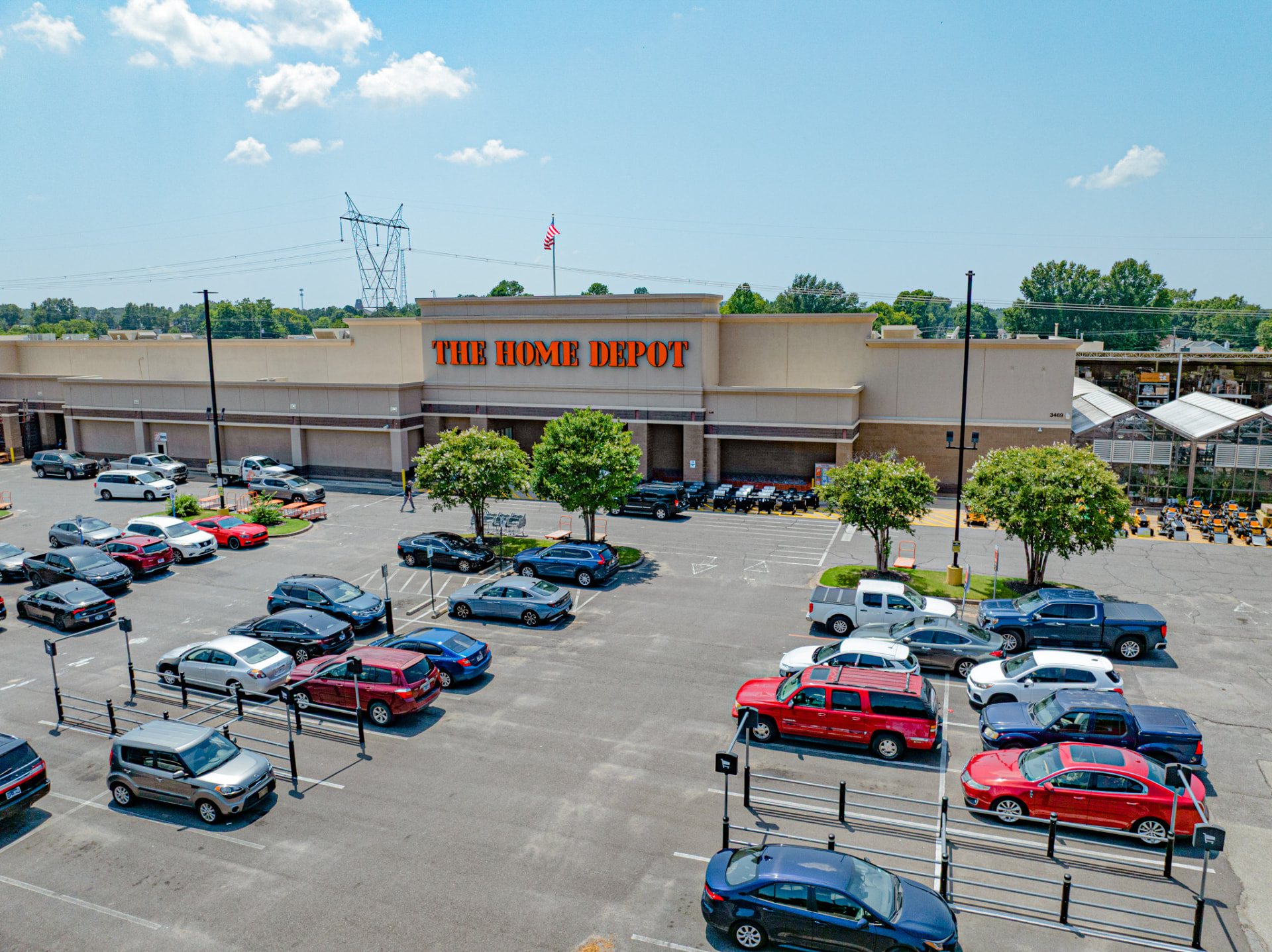 The Home Depot adjoining Cross Creek