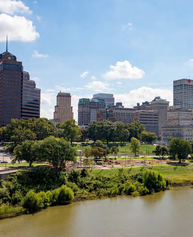 Memphis riverfront park