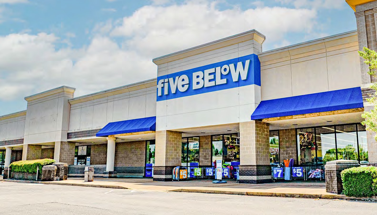 Five Below storefront at Cross Creek
