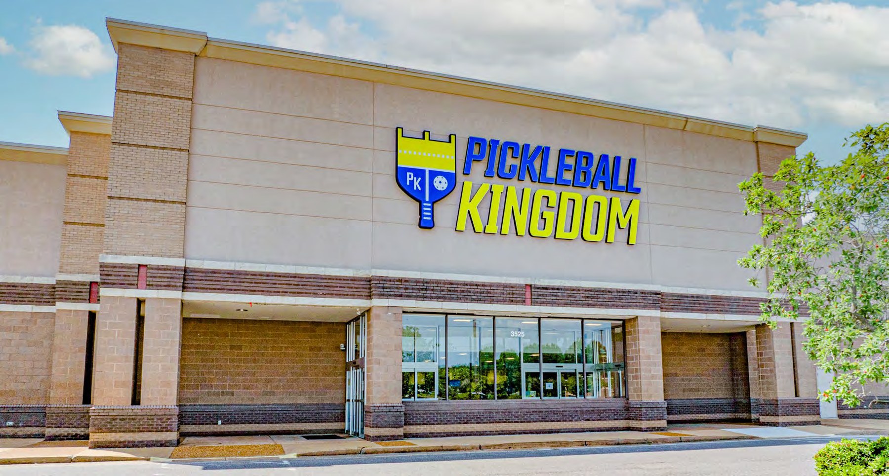 Pickleball Kingdom storefront at Cross Creek