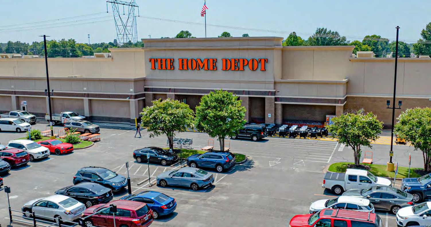 The Home Depot store exterior adjoining Cross Creek